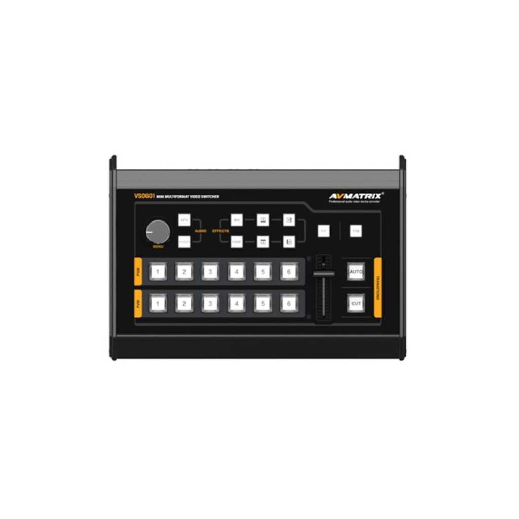 AVMatrix VS0601 Mini 6-Channel SDI/HDMI Multi-format Video Switcher