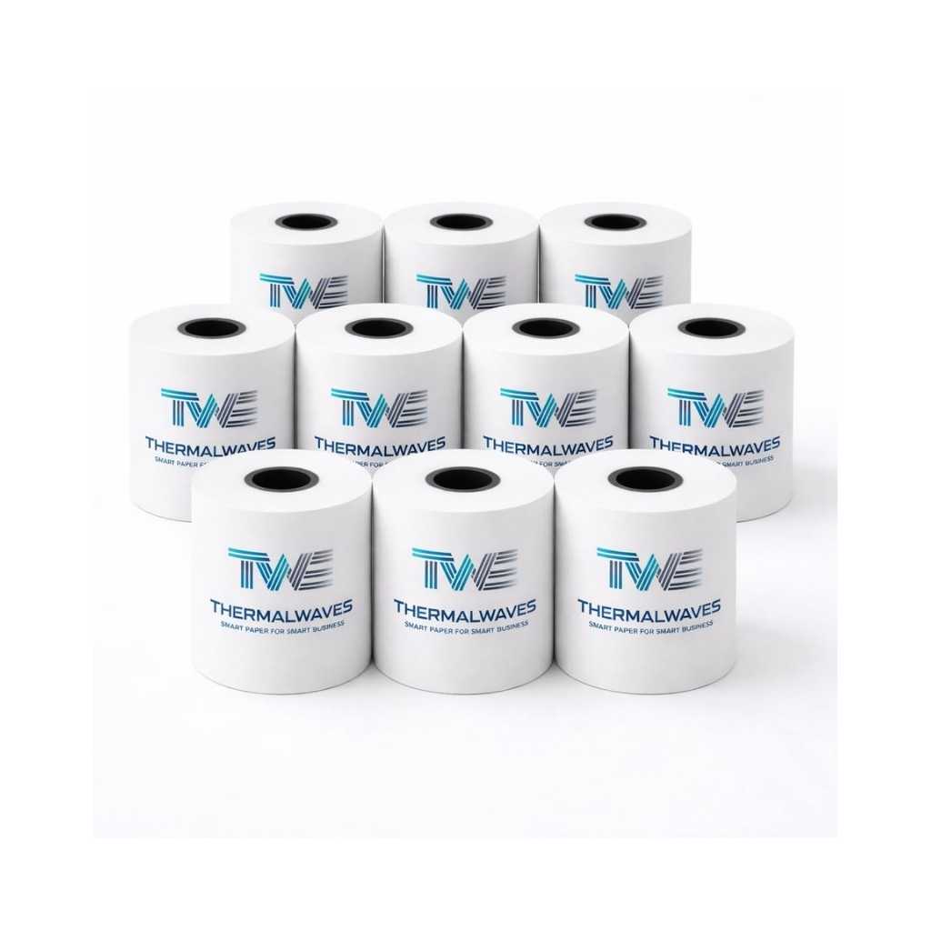 2 Inch (57mm) Thermal Paper Roll for Billing POS Machine – 15 Meter Pack of 15 (BPA-Free)