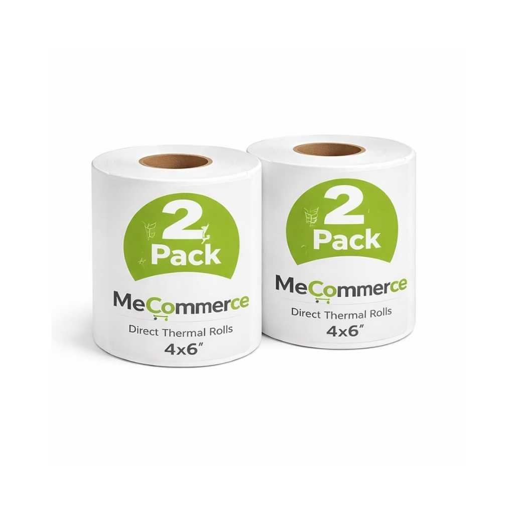 Direct Thermal Labels 4x6 Inch Shipping Label Rolls Pack of 2 (800 Labels)