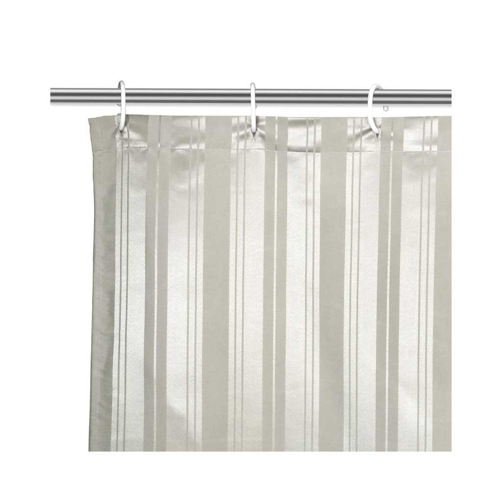 Encasa XO Waterproof Shower Curtain for Bathroom 6 x 6.5 Feet (183 x 200 cm) with 12 Hooks