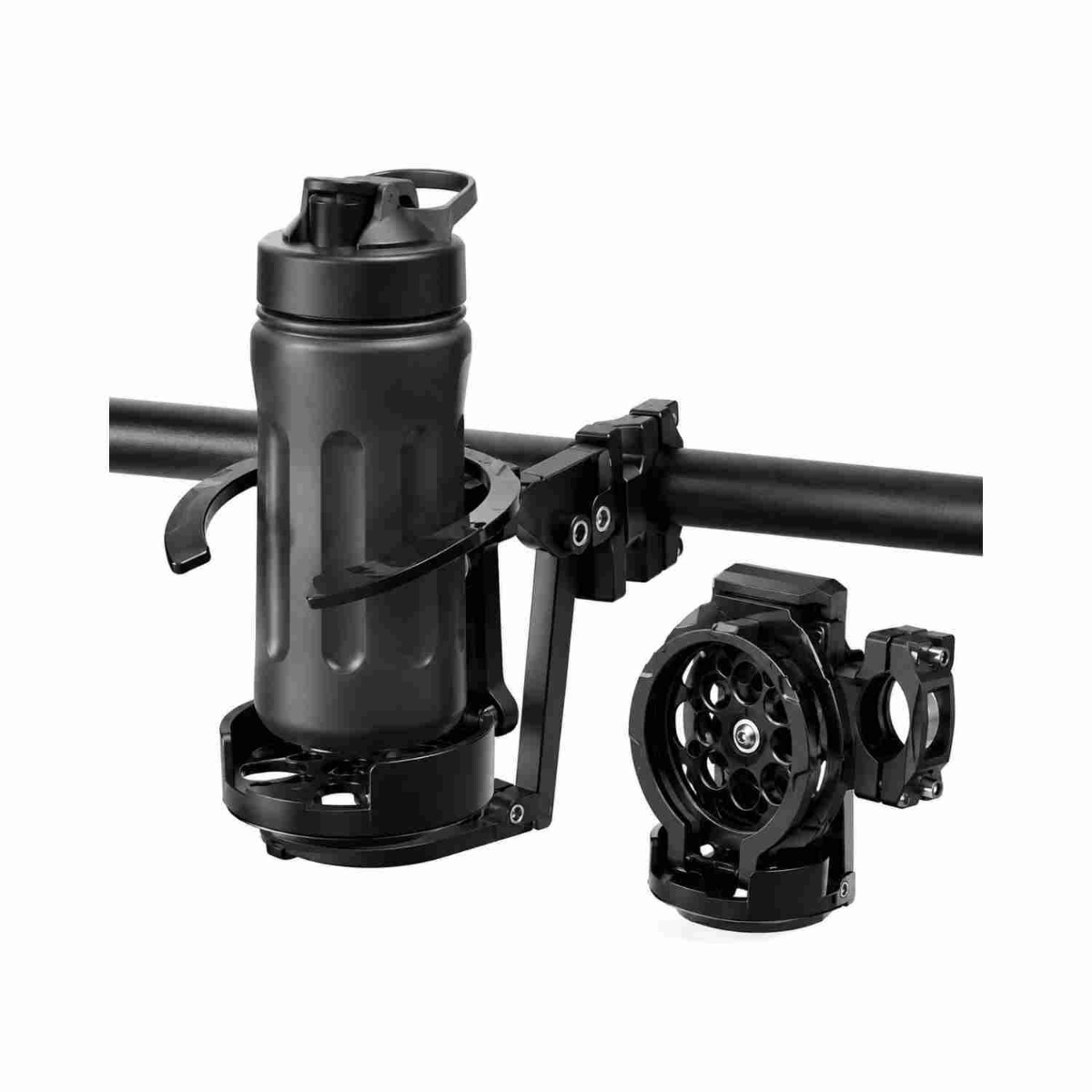 Folding Water Bottle Holder for Bike, Motorcycle, Scooter & Wheelchair