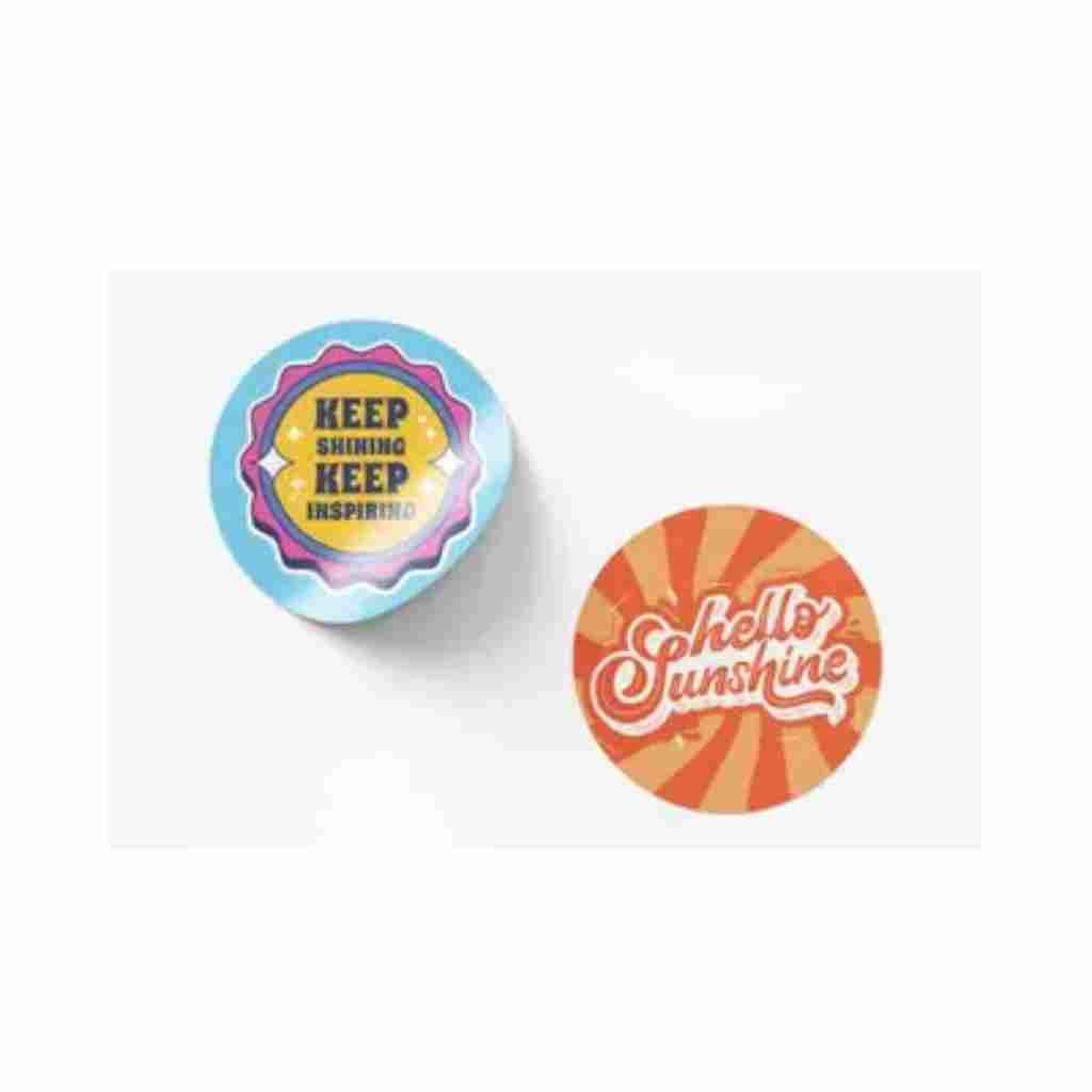 Circle Stickers – Transparent Vinyl