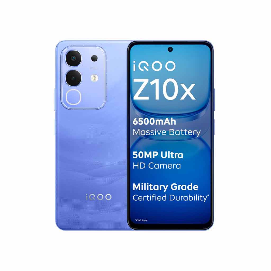 iQOO Z10x 5G (Ultramarine, 6GB RAM, 128GB Storage)