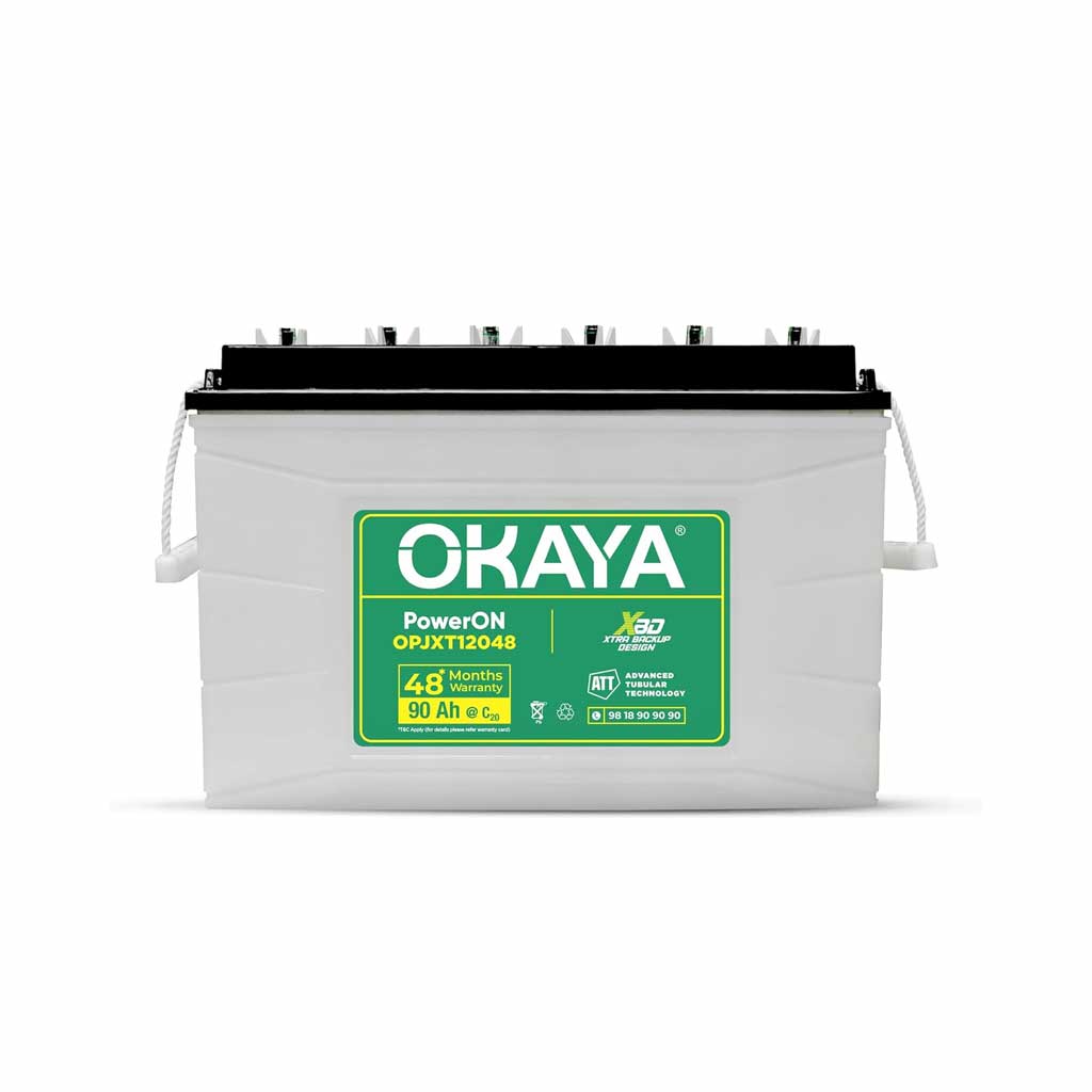 OKAYA PowerON OPJXT12048 90Ah JXT Inverter Battery