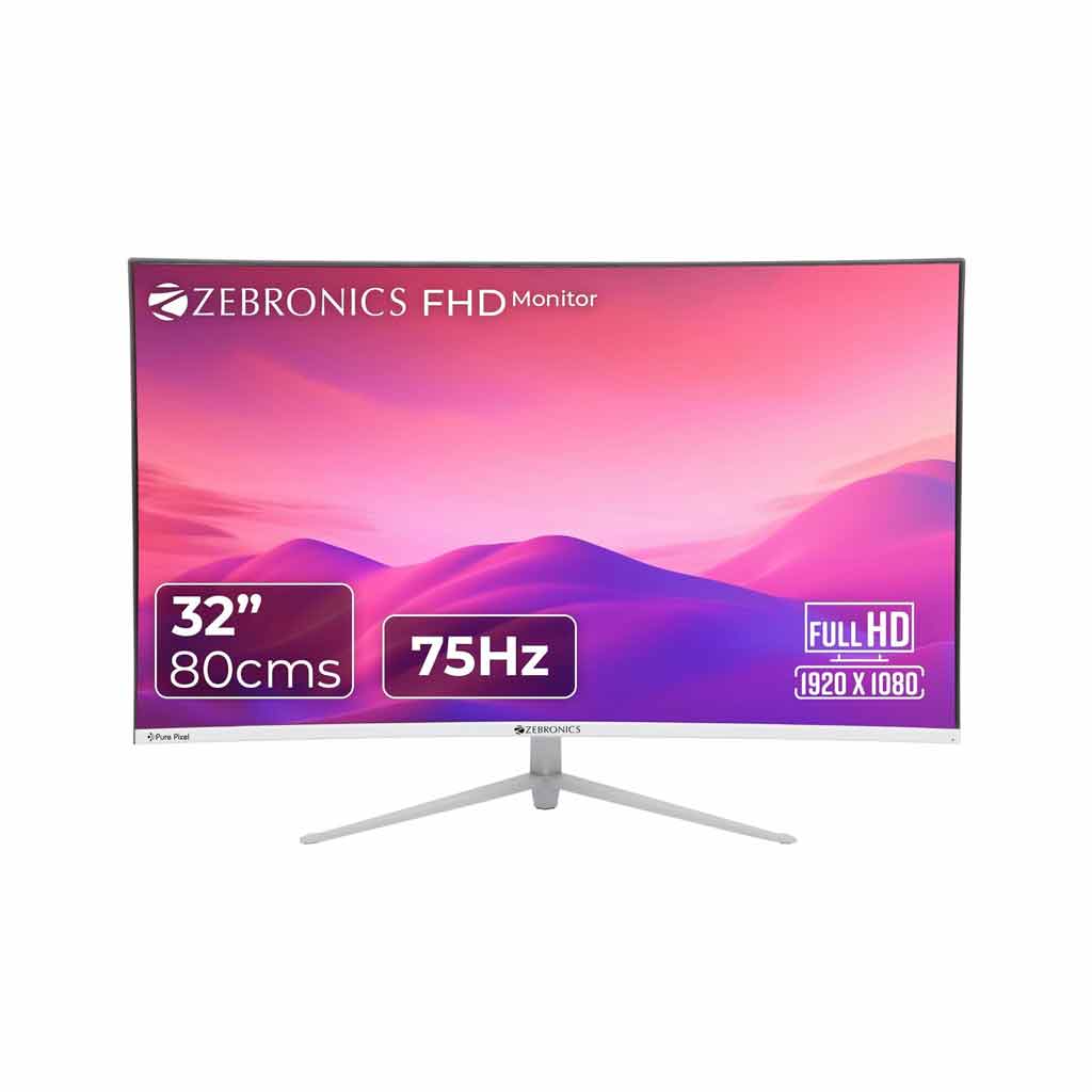 ZEBRONICS AC32FHD 32 Inch Curved LED Monitor