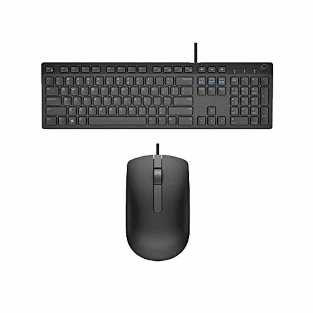 Dell KB216 Wired Keyboard + MS116 Optical Mouse Combo