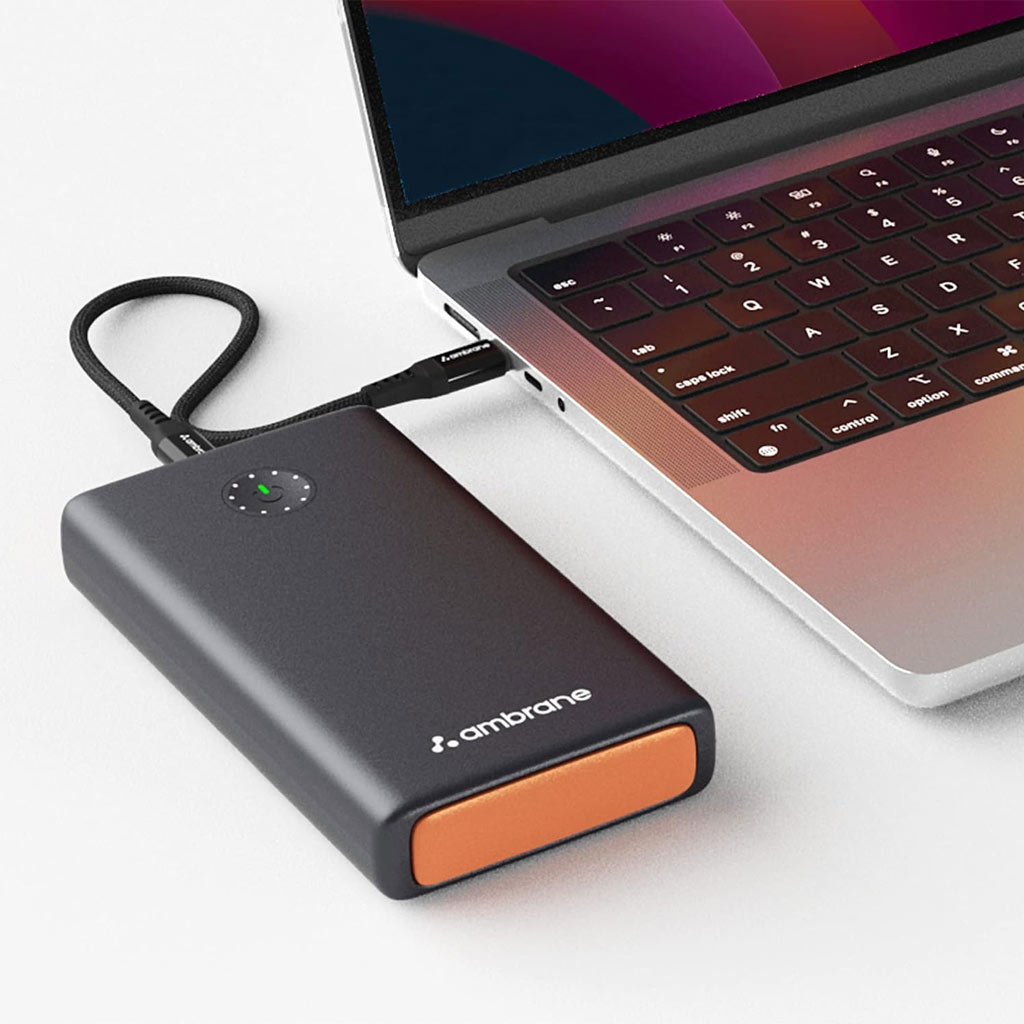 Ambrane Powerlit Ultra 25000mAh 100W Fast Charging Power Bank (Black)