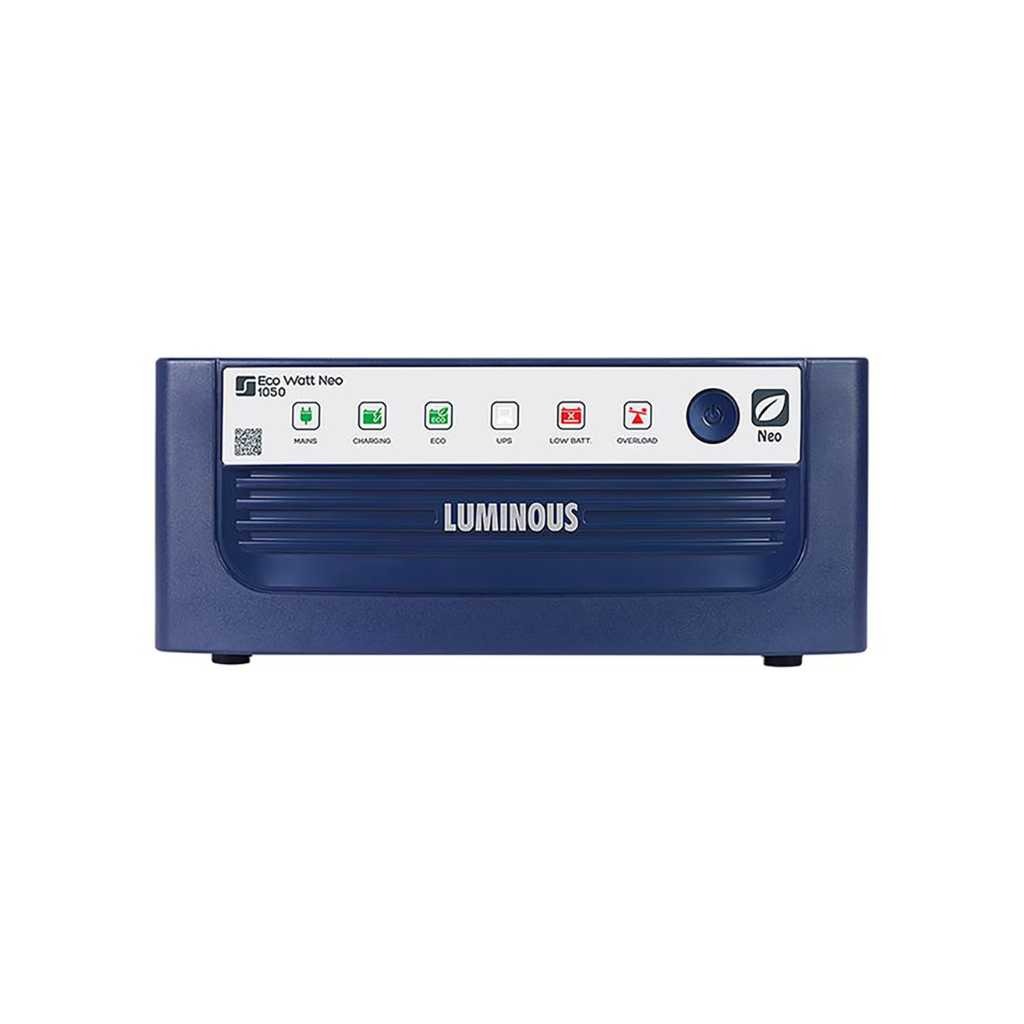Luminous Eco Watt Neo 1050 Square Wave Inverter for Home, Office & Shops