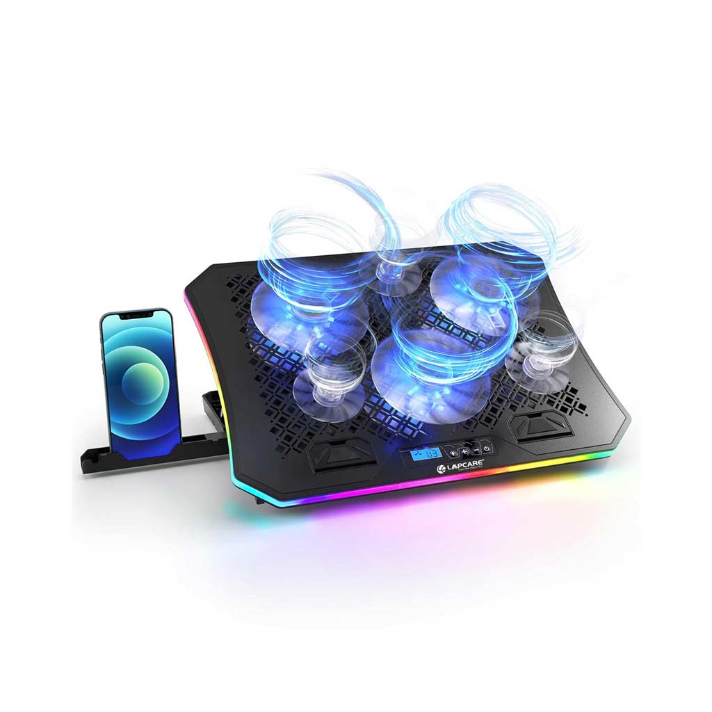 Lapcare Winner PRO RGB Laptop Cooling Pad with 6 Fans