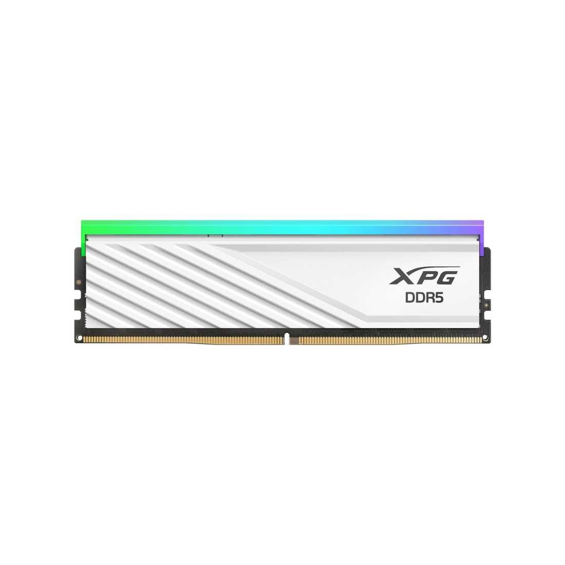ADATA XPG Lancer Blade RGB 16GB (1x16GB) DDR5 6000MHz CL36 Desktop Memory RAM White