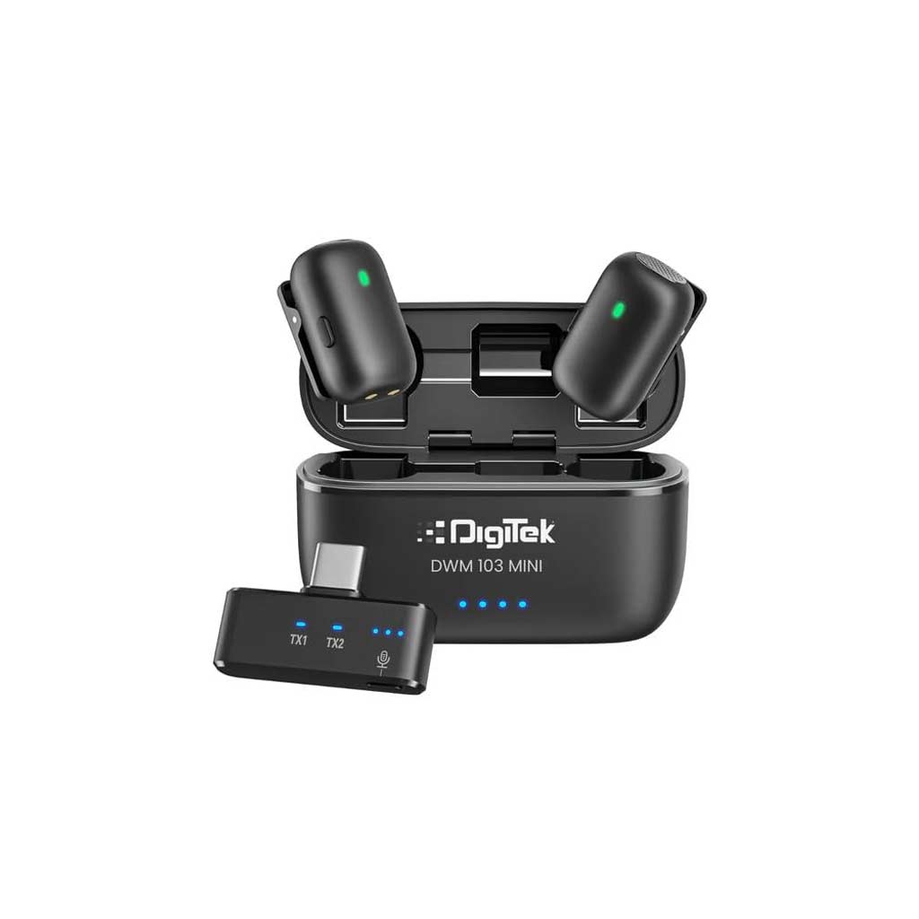 Digitek DWM 103 Mini 2-in-1 Wireless Microphone