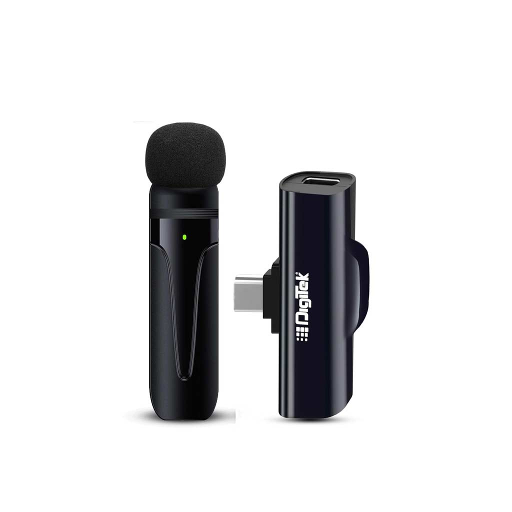 Digitek DWM-001 Wireless Microphone & Receiver with Type-C