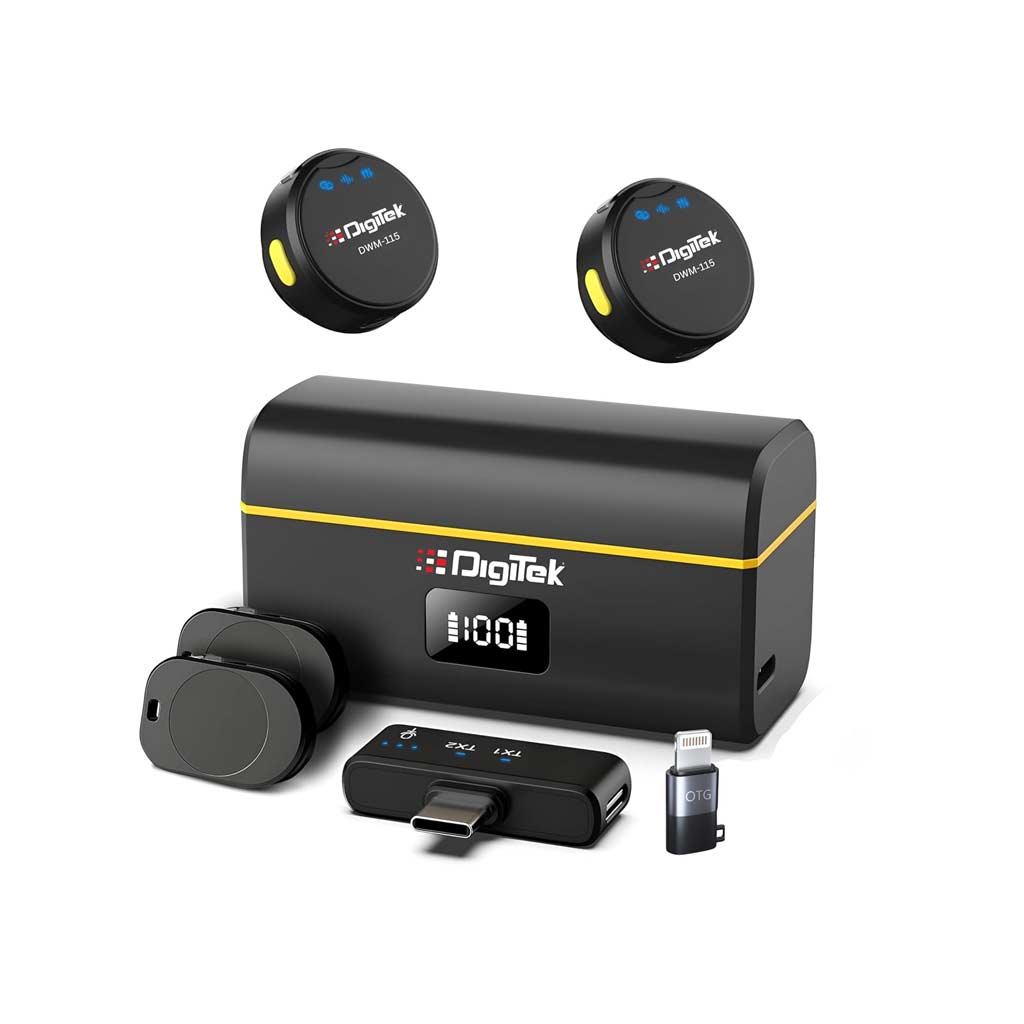 Digitek DWM-115 2-in-1 Wireless Microphone
