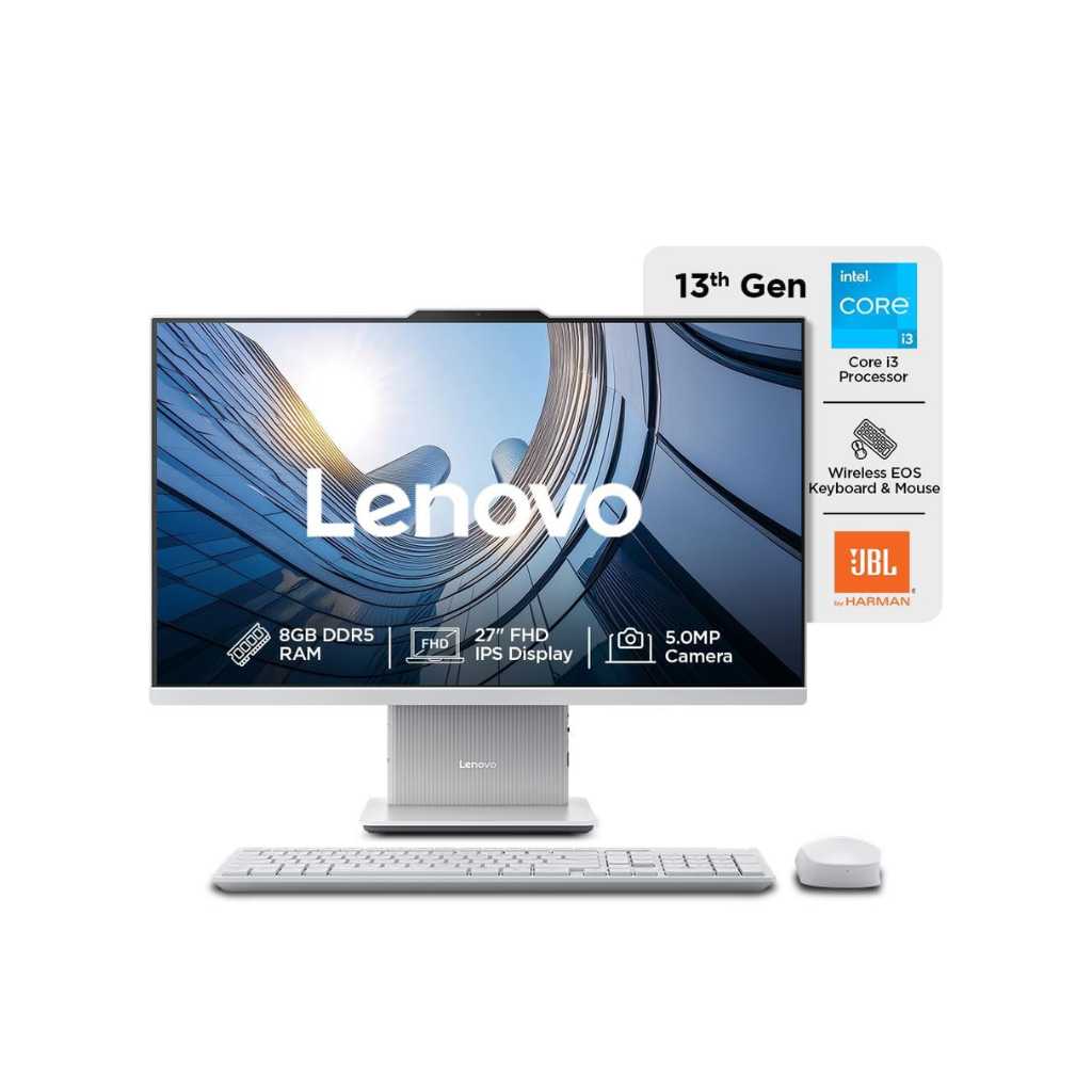 Lenovo IdeaCentre AIO 27" FHD IPS All-in-One Desktop