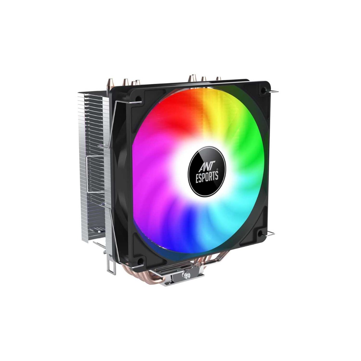 Ant Esports ICE C400 CPU Cooler/CPU Fan with Rainbow LED Fan - Black