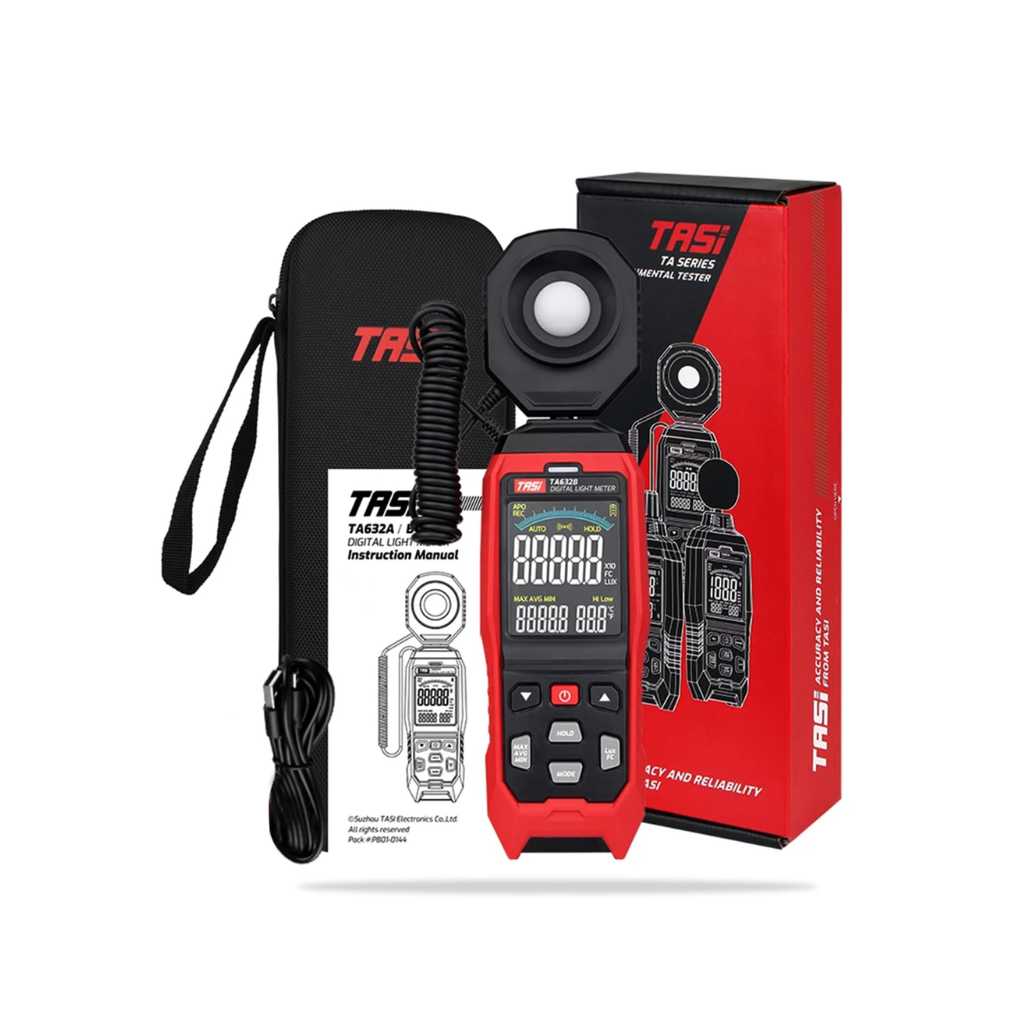 amiciSense Dual-Power Luxmeter 200K Lux Light Meter