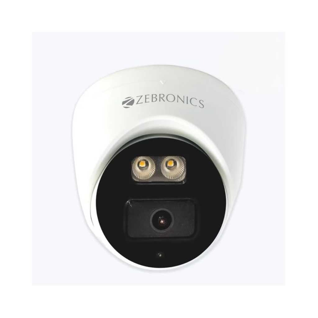 ZEBRONICS Zeb AHDPDSL24 Surveillance 5MP HD Dome CCTV Camera with Night Vision (White)
