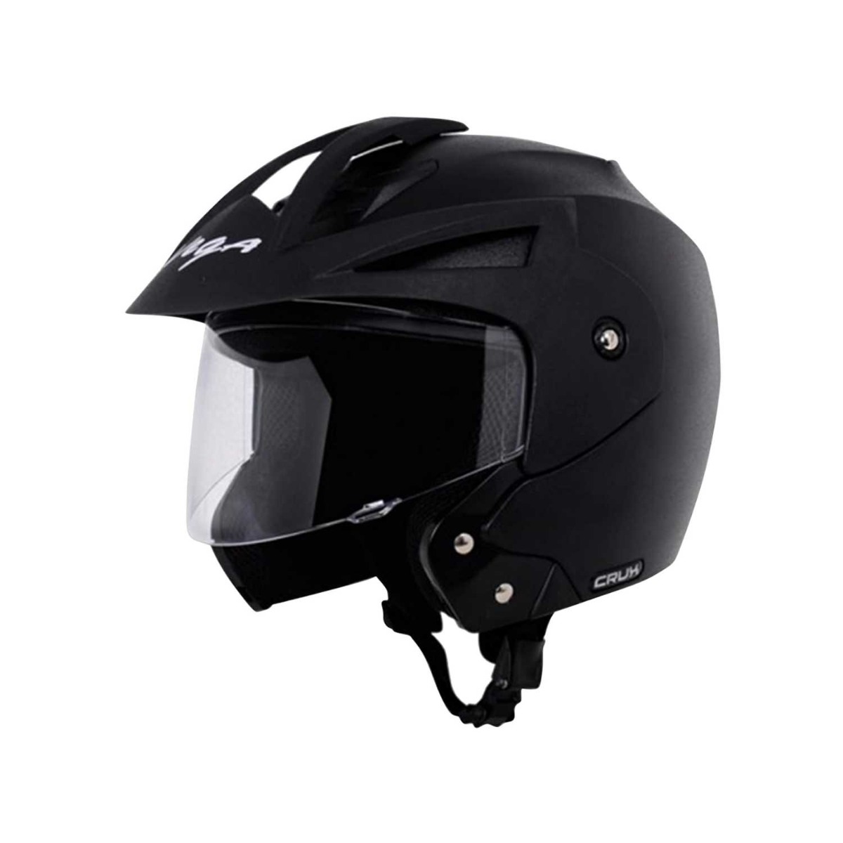 Vega Crux ISI Certified Flip-Up Helmet with Clear Visor