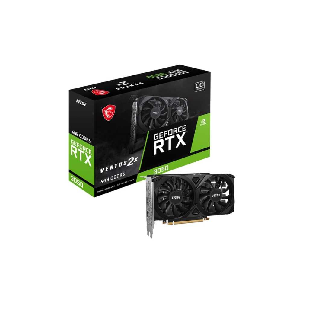 MSI GeForce RTX 3050 Ventus 2X 6G OC Graphics Card
