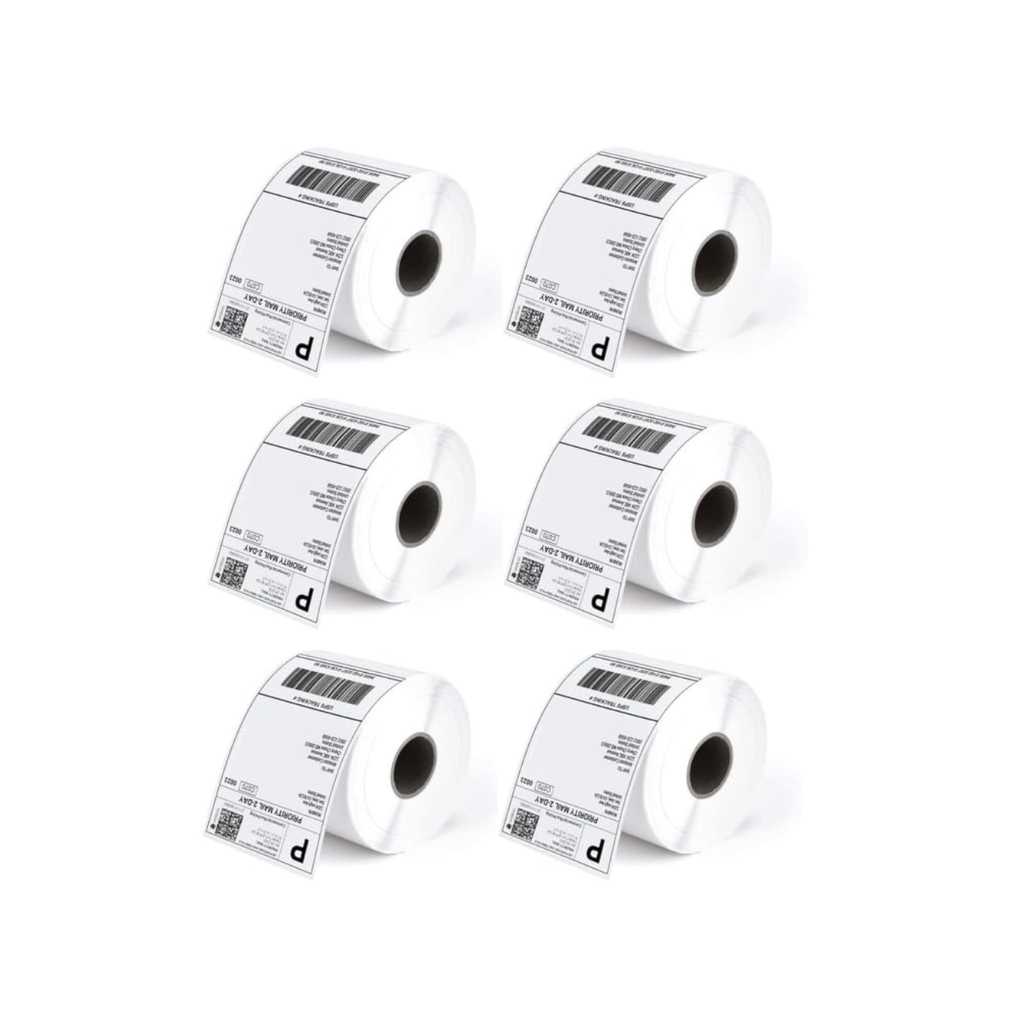 True-Ally 100mm x 150mm Direct Thermal Shipping Label 6 Rolls
