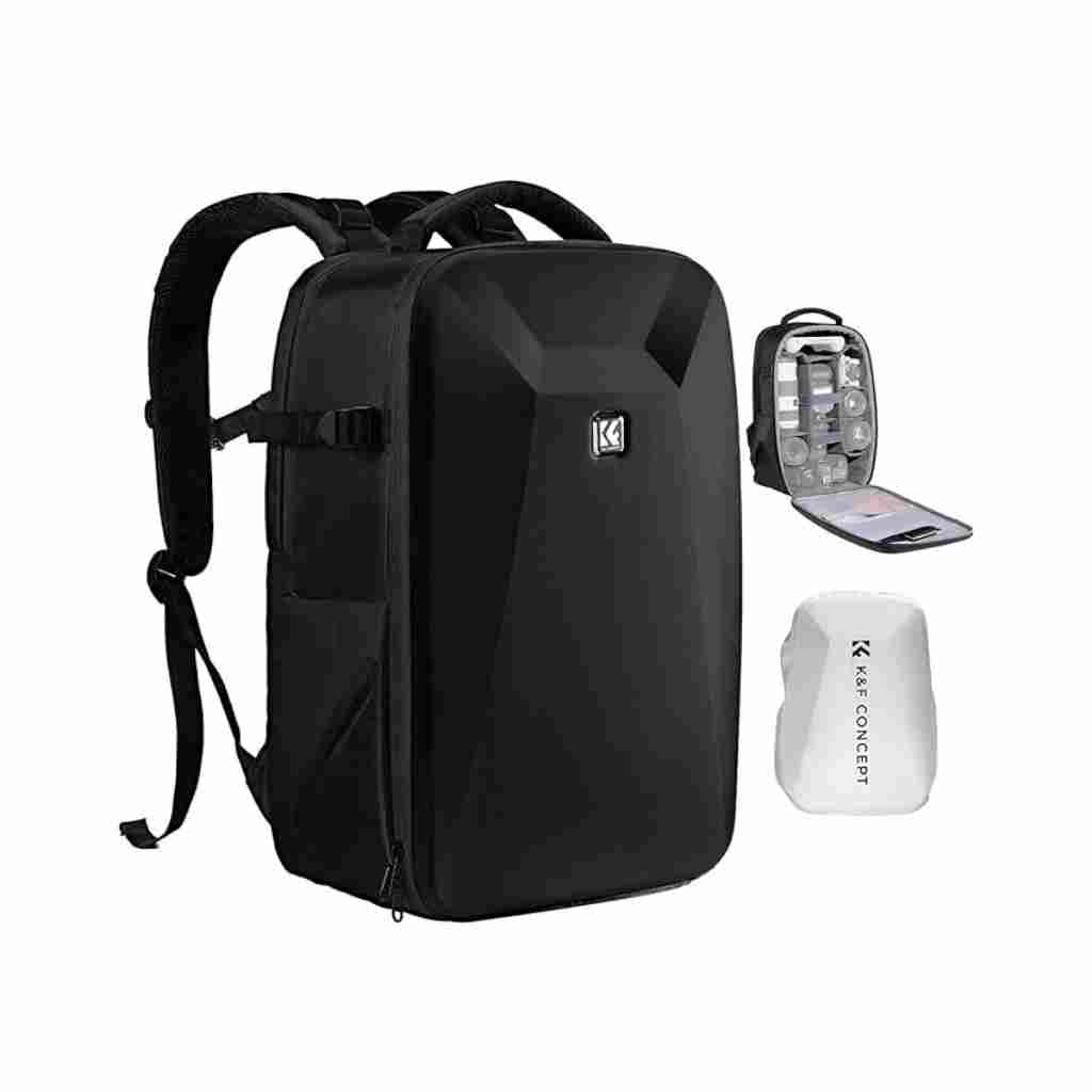 K&F CONCEPT Hardshell Camera Backpack with Laptop Compartment