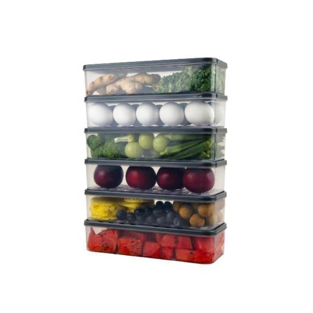 SATVIKAYA Air Tight Plastic Storage Containers Set for Kitchen & Pantry Organizers