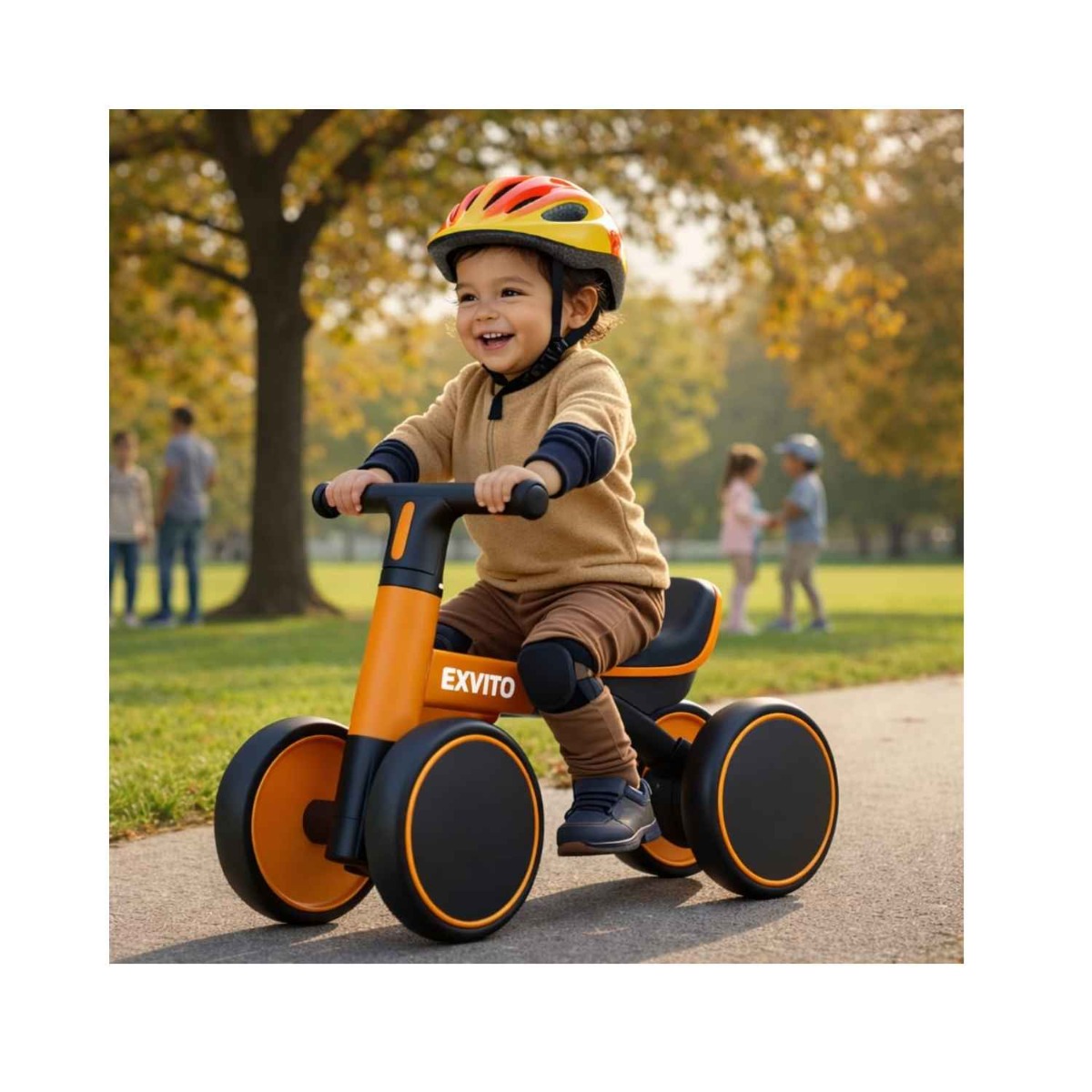 EXVITO Kids Baby Balance Bike Orange