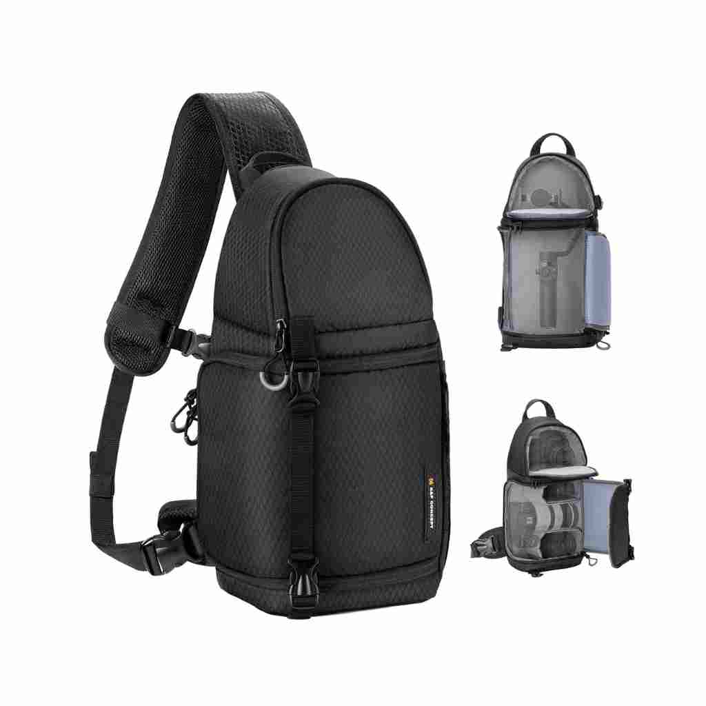 K&F Concept Camera Sling Bag Crossbody Backpack