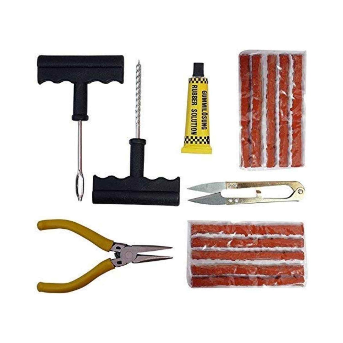 LAYSAN Portable Tubeless Tyre Puncture Repair Kit