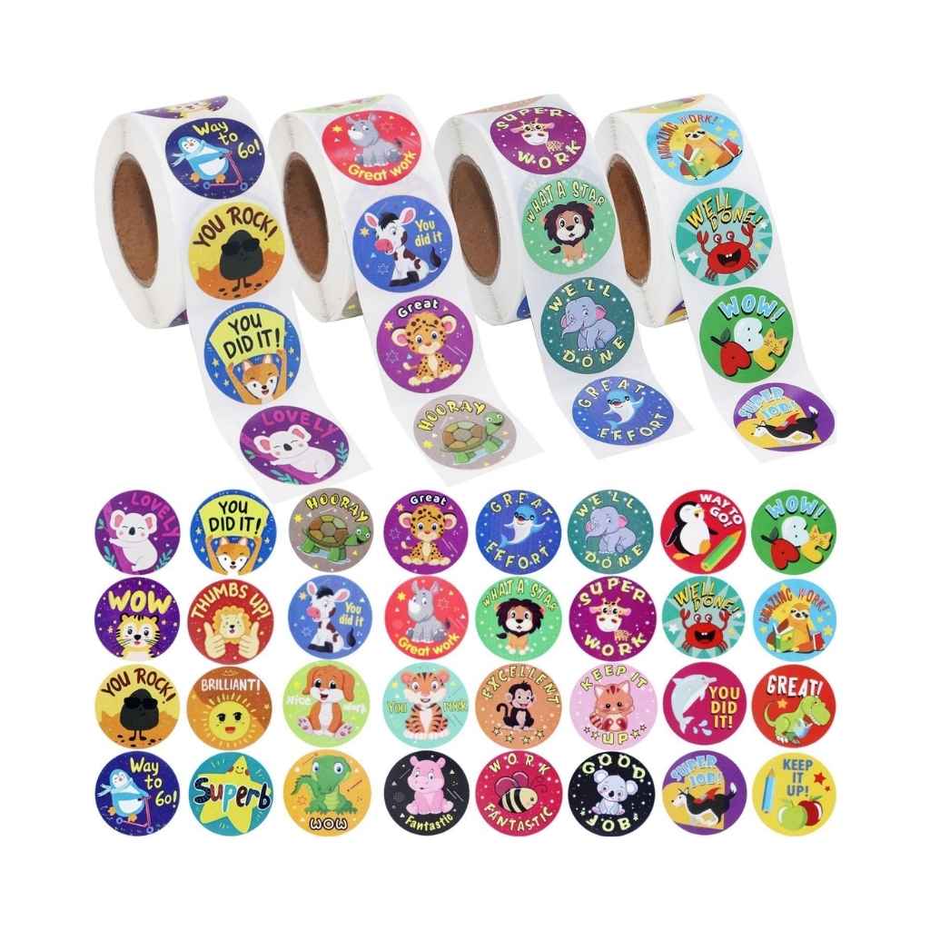 2000pcs Watercolor Thank You Stickers – Thank You For Supporting My Small Business