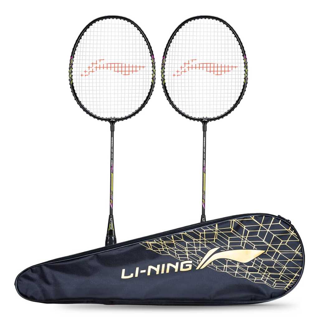 Li-Ning Smash XP PRO Badminton Combo (2 Rackets + 1 Full Cover)