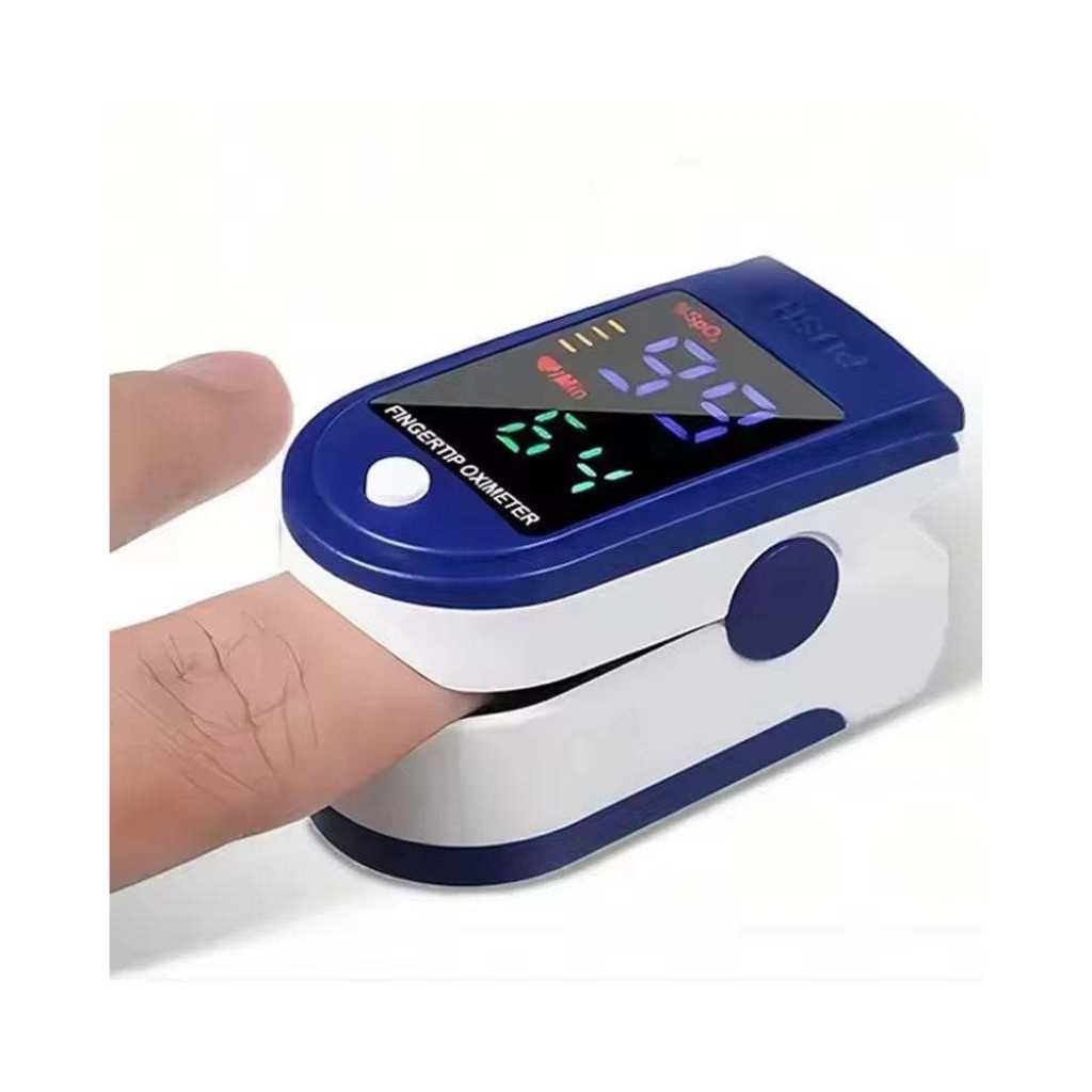 Fingertip Pulse Oximeter, SpO2 & Pulse Rate Monitor with LED Display
