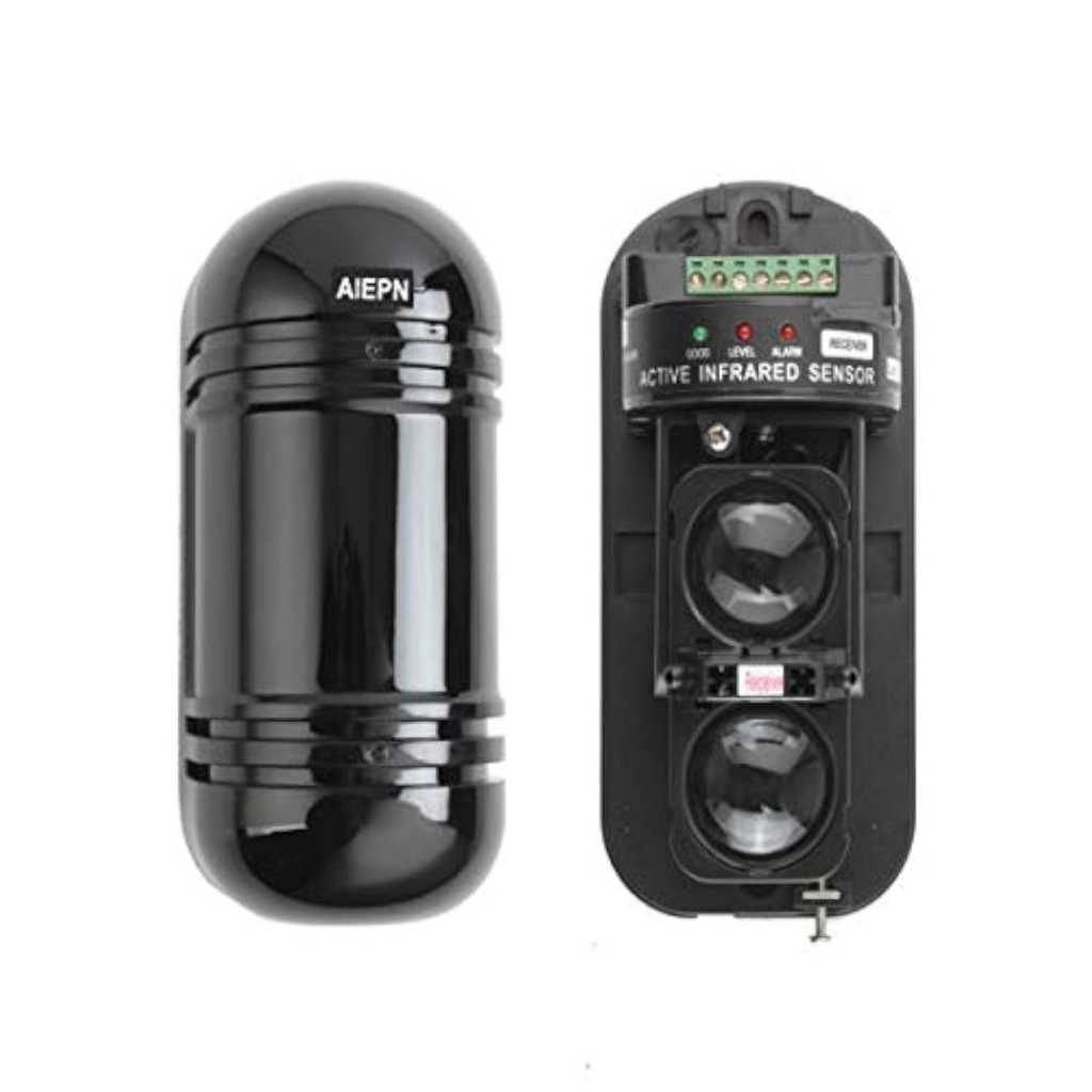 Dual Beam IR Intruder Detector Burglar Alarm Security System