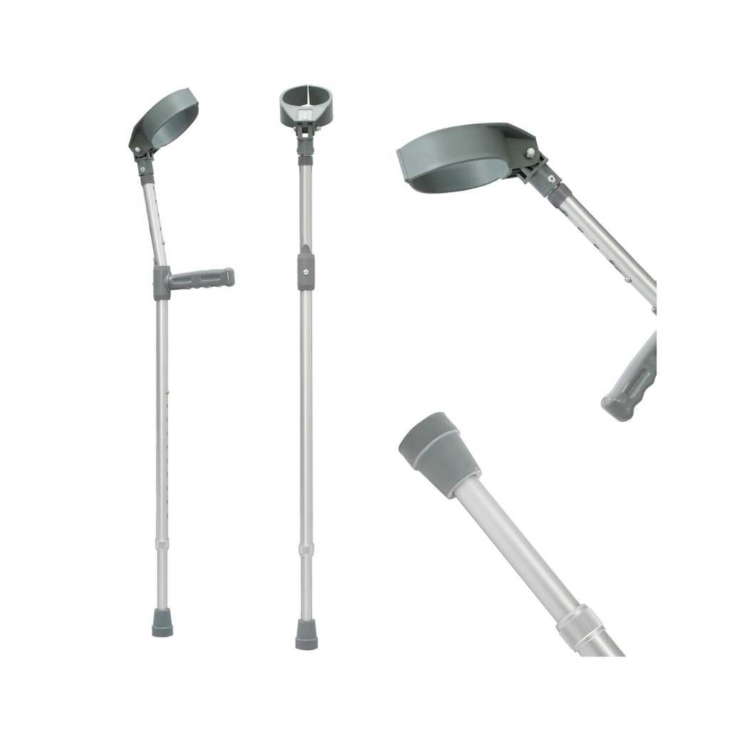 Rehamo Adjustable Elbow Crutches for Walking Support