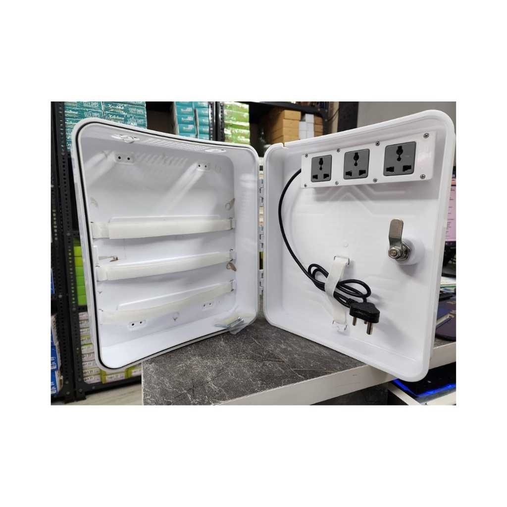 DVR POE Cabinet Premium Grade ABS Plastic Rack Box