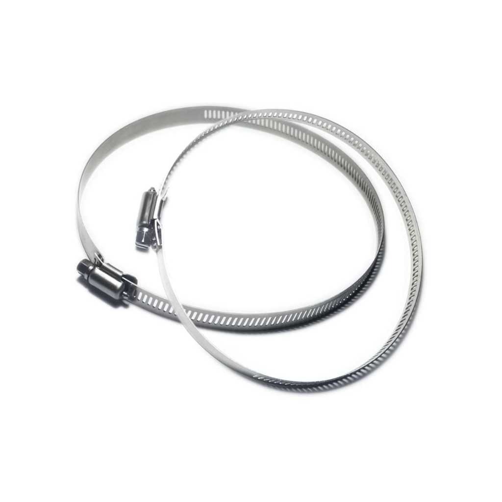 Stainless Steel Pipe Pole Mount Ring Bracket with Worm Gear Hose Clamp