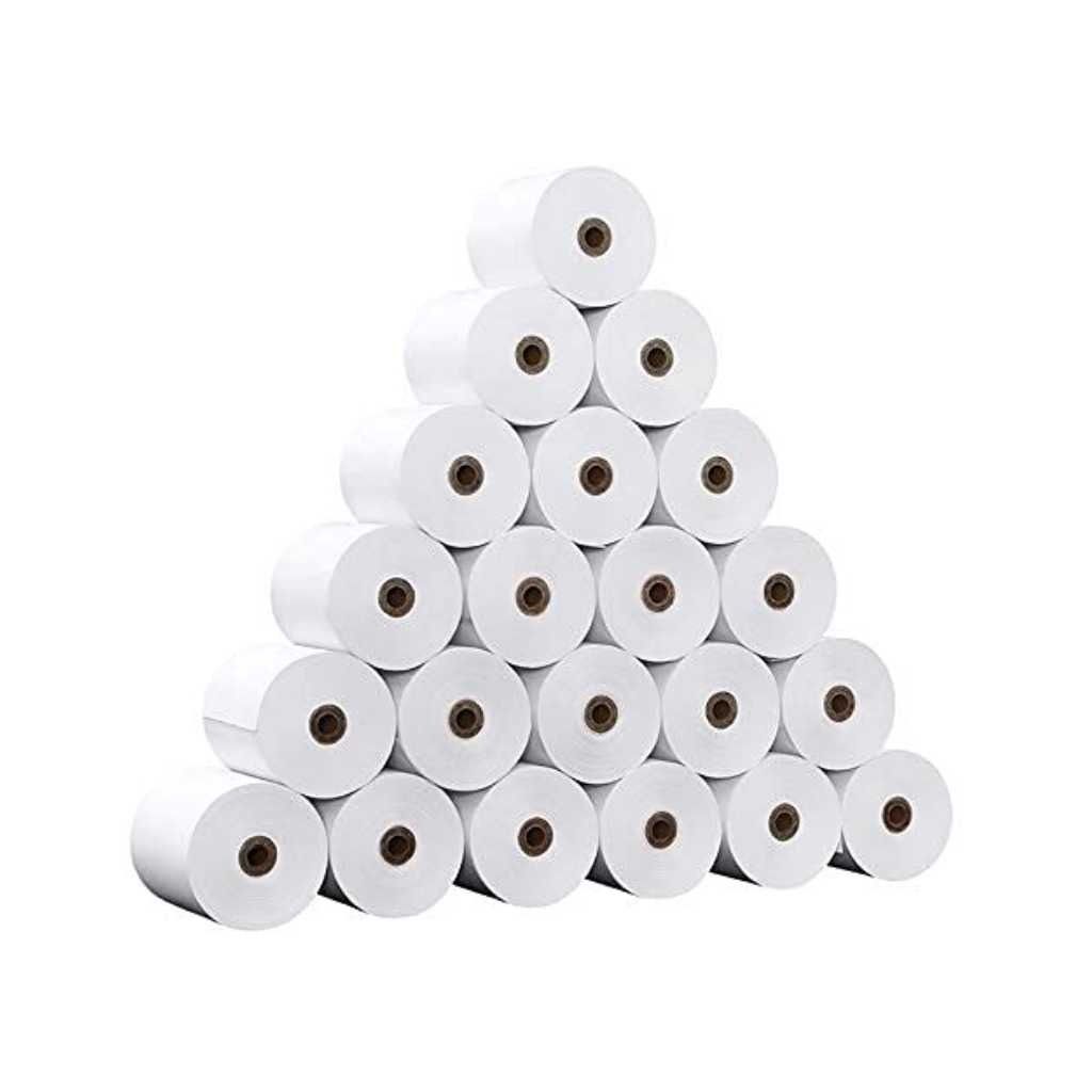 PATEL HOME 80mm (3 Inch) x 25 Meter Thermal Receipt Paper Roll BPA-Free Pack of 10