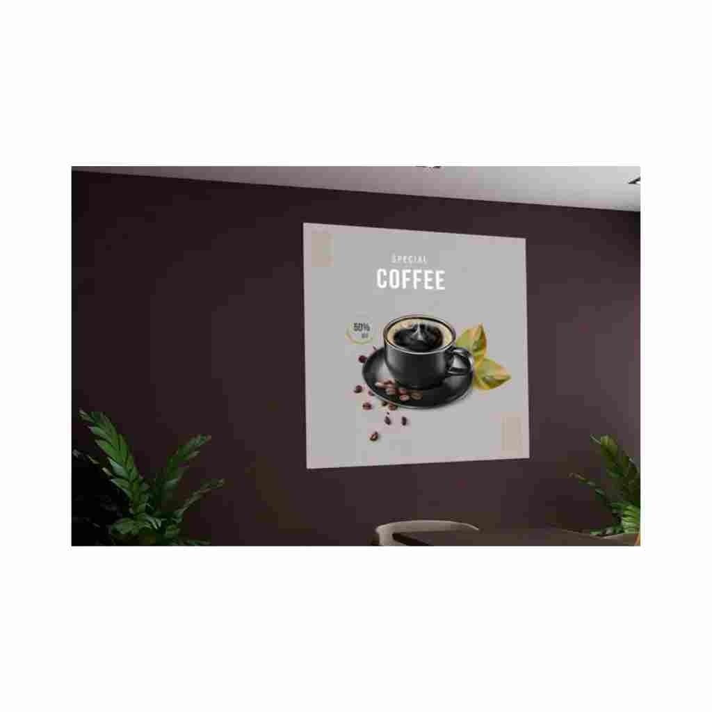 Square Decals – Premium Clear Vinyl (Clear Adhesive Stickers)