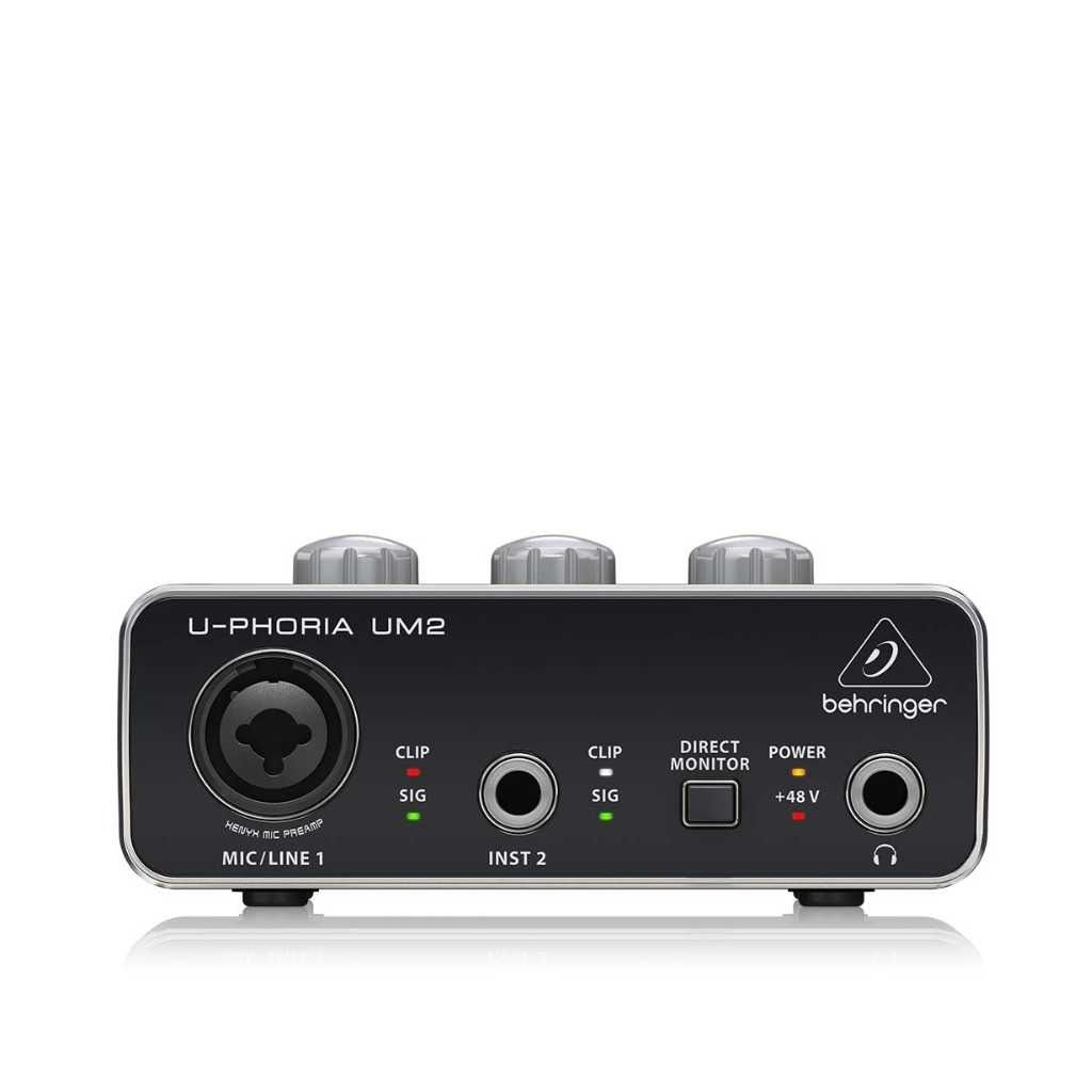 Behringer U-PHORIA UM2 2×2 USB Audio Interface