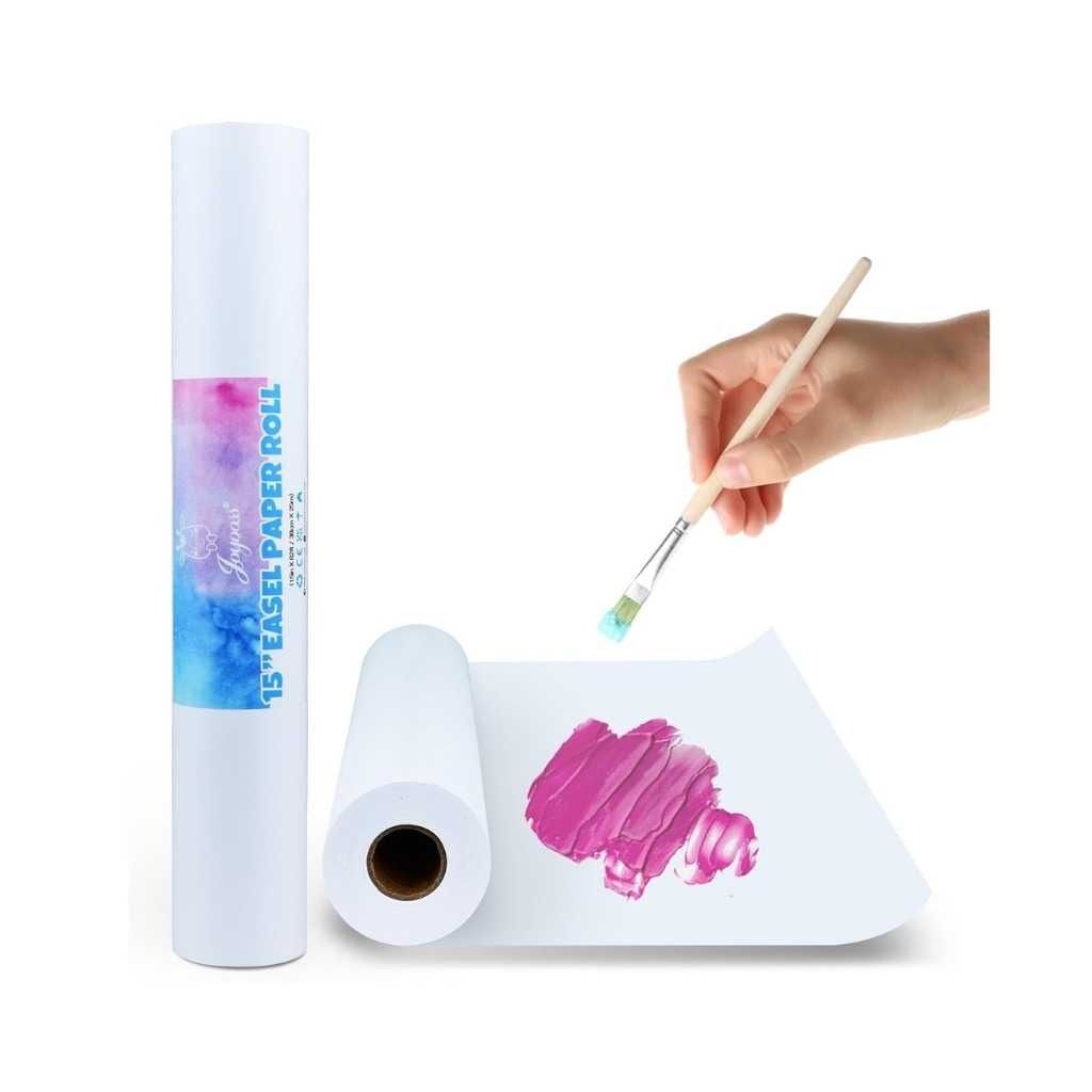 Joyooss Easel Paper Roll for Kids 15 Inch x 984 Inch (82 ft) 2 Pack