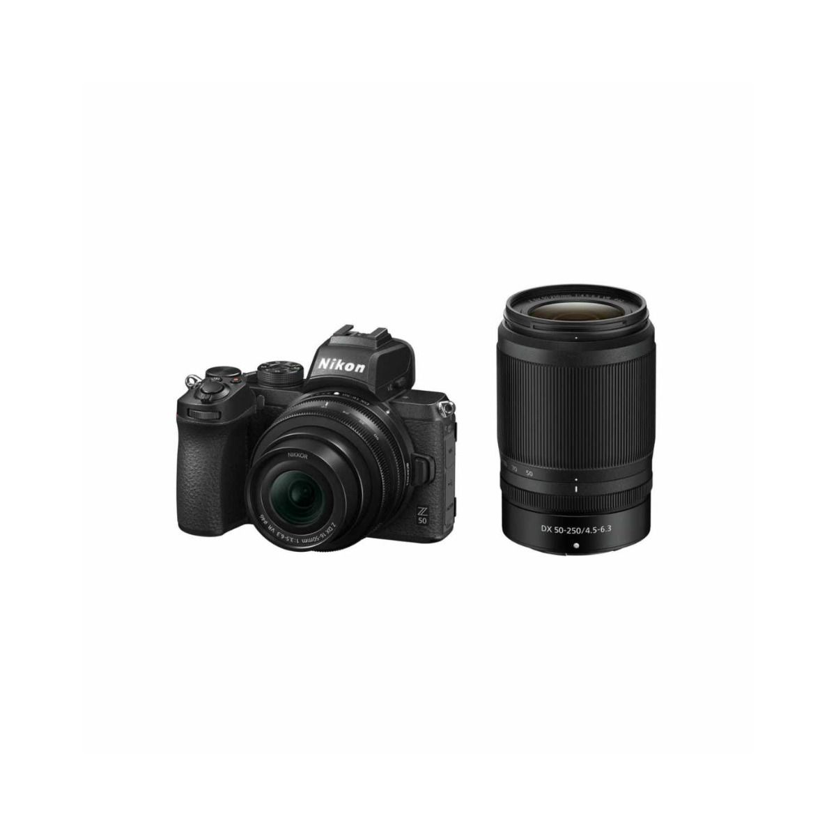Nikon Z50 Mirrorless Camera with 16-50mm & 50-250mm Lenses