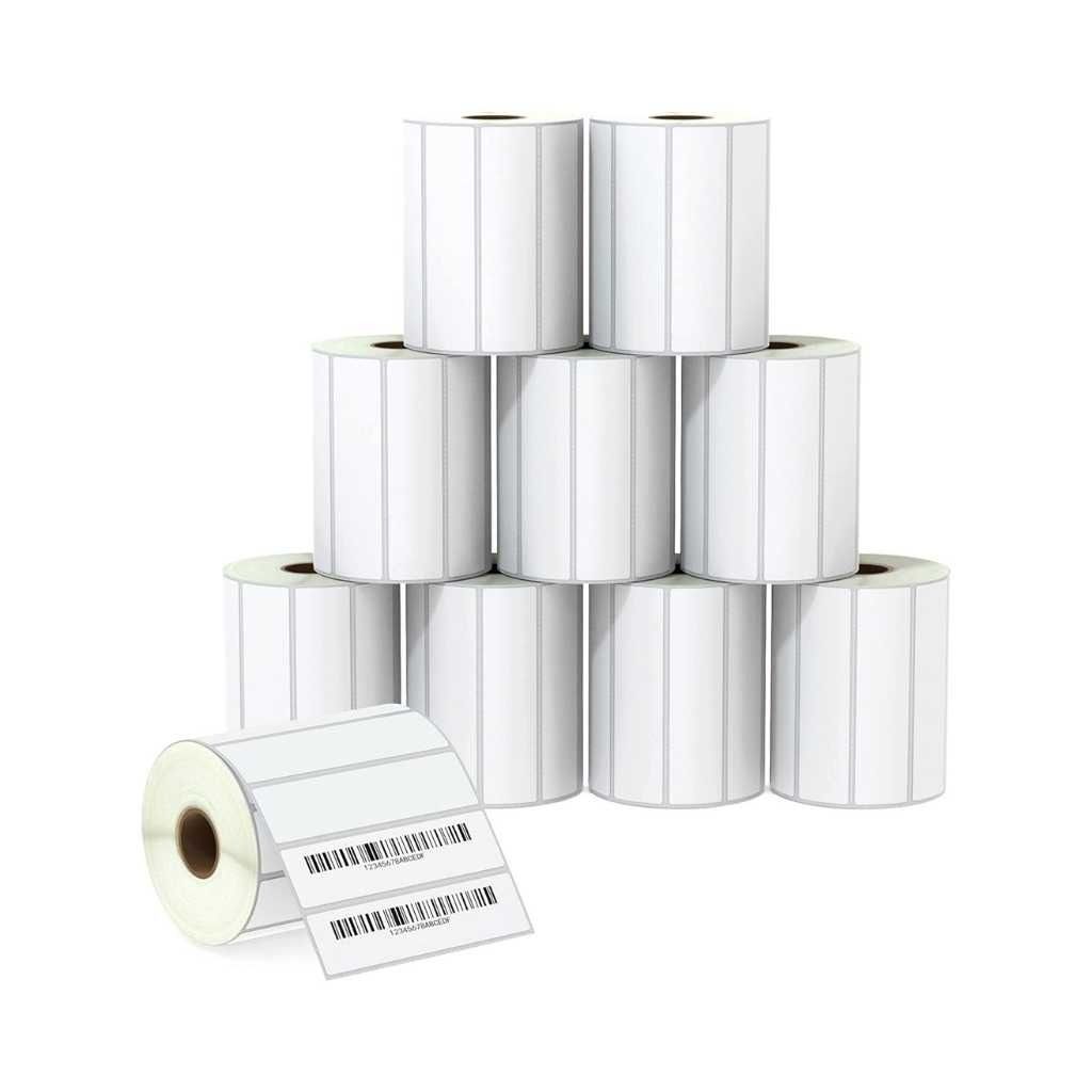 True-Ally 100x25 Direct Thermal (DT) Barcode Label Sticker – 4 x 1 Inches