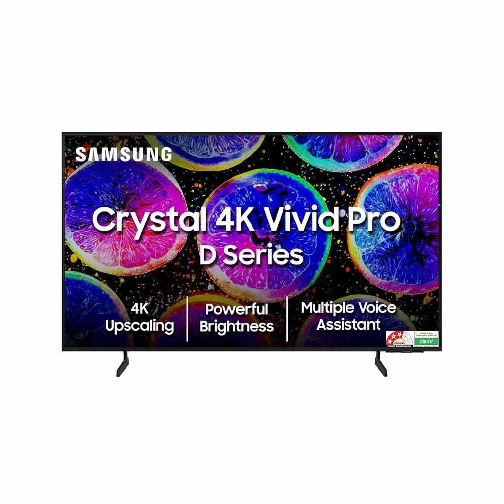 Samsung 163 cm (65 inches) D Series Brighter Crystal 4K Vivid Pro Ultra HD Smart LED TV UA65DUE77AKLXL