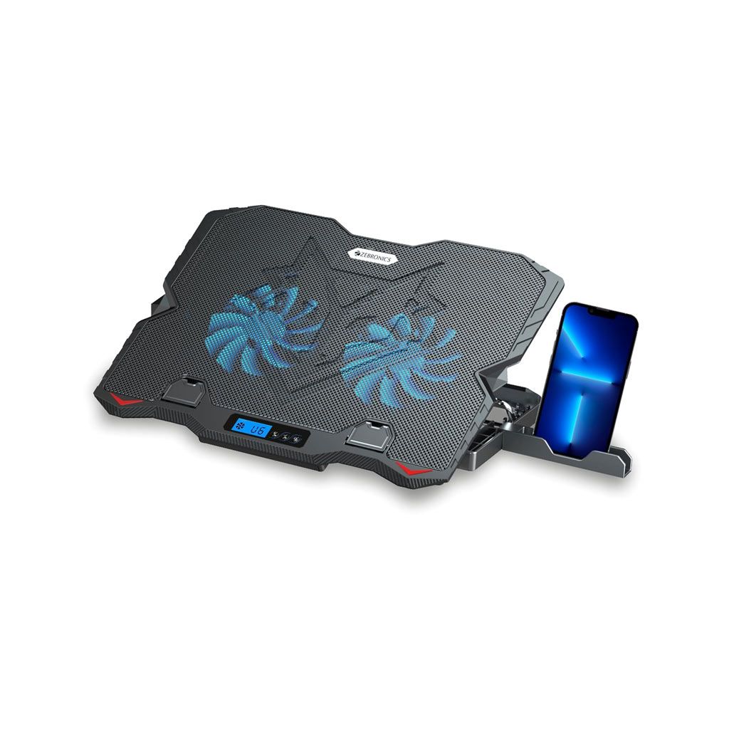 Zebronics NC5500D Powerful Laptop Cooler with Dual 125mm Fans