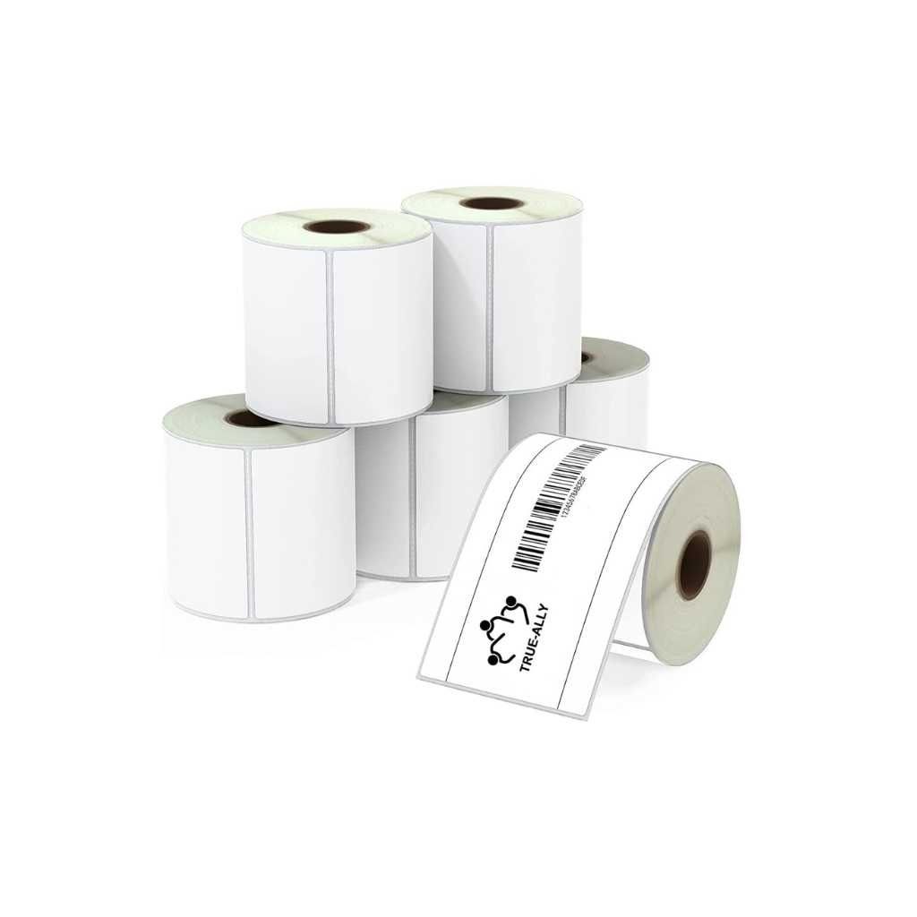 True-Ally 50x75 1UP Direct Thermal (DT) Barcode Label Sticker – 2 x 3 Inches