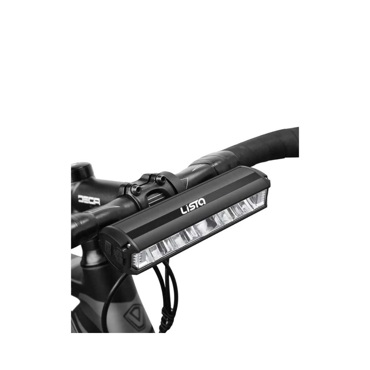 Lista Super Bright Bicycle Front Light 2600 Lumens USB Type-C Rechargeable