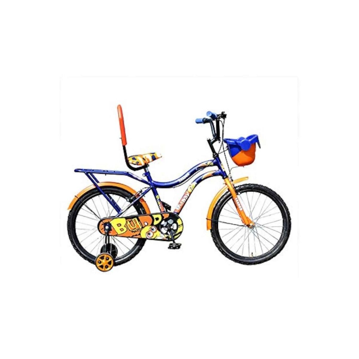 Leader Buddy Kids 20T Rigid Cycle Bike (Dark Blue/Orange)
