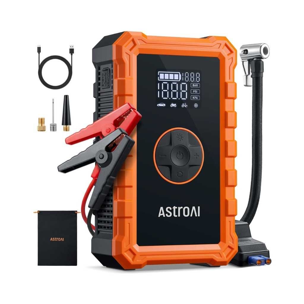 AstroAI S8 Air Jump Starter with Air Compressor