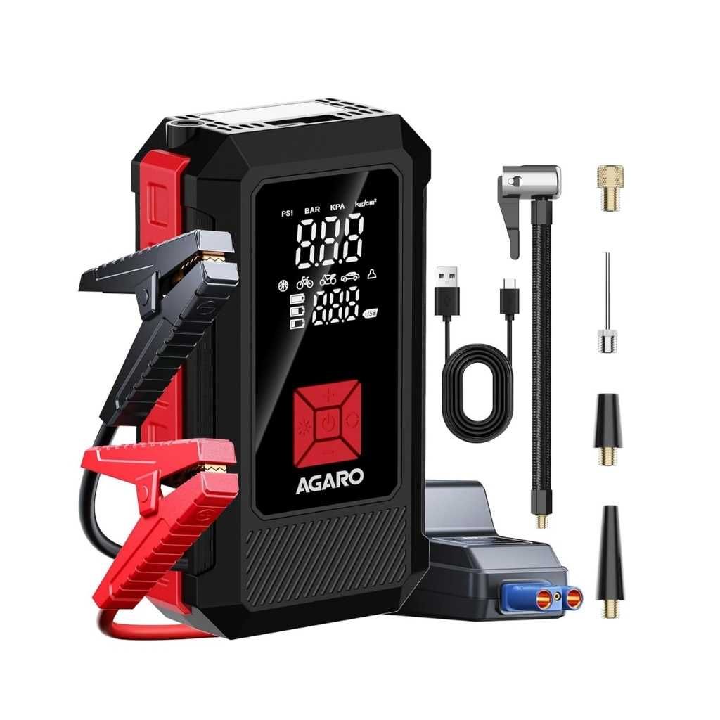 AGARO Regal Tyre Inflator & Jump Starter