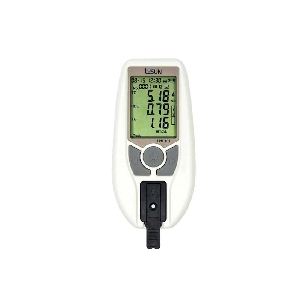 Digital Lipid Meter, Portable Cholesterol Testing Device, Monitors Total Cholesterol, HDL, LDL and Triglycerides